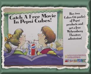 Pepsi four color process poster